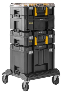 Image de Tour PRO-STACK à roulettes - Organiseur - Mallette Grand Tiroir et Grand Volume 23 L STANLEY Fatmax FMST1-80107