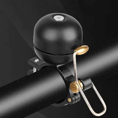 Produktbild von Fahrrad Klingel im Vintage Look aus Metall in Schwarz
