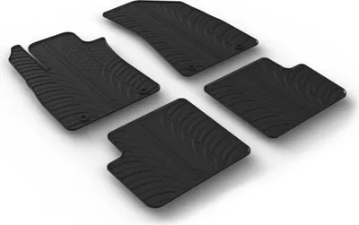 Produktbild von Gledring Fußmatten Set Gummi für MG ZS SUV Vorne+Hinten