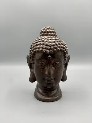 Produktbild von Buddhakopf braun 12 x 20 x 12 cm