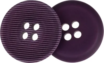Immagine prodotto di Pulsante - Set di 3 - D. 35 mm - viola, bianco
