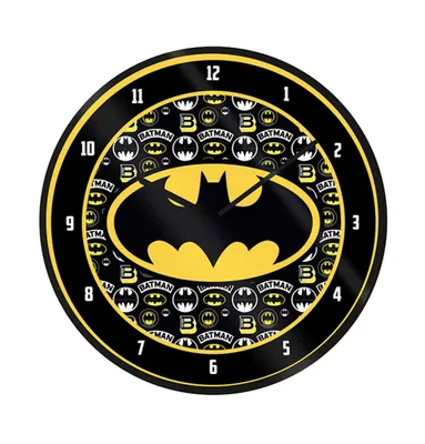 A Batman-themed wall clock.