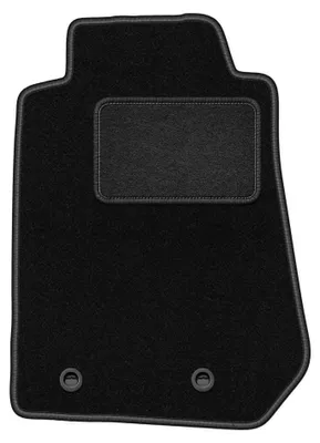 Image de Tapis conducteur en moquette pour Isuzu D-MAX II 2011- (pick-up) – 1 pièce, noir, sur mesure – Wielganizator LUX