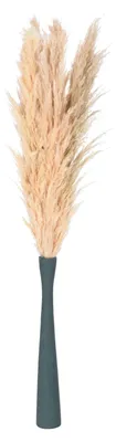 Kunstpampasgras 10er Set, 117 cm, beige, groß
