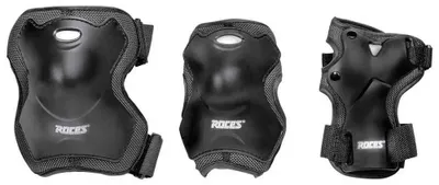 Immagine prodotto di Set di protezione per pattini super unisex nero taglia S 6 pezzi