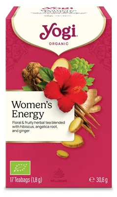 HERBATKA DLA KOBIET - ENERGIA (WOMEN'S ENERGY) BIO (17 x 1,8 g) 30,6 g - YOGI TEA