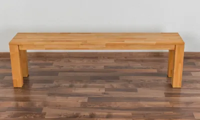 Produktbild von Sitzbank aus massiver Kernbuche, modern, 160 cm breit, 33 cm tief, 45 cm hoch