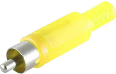 Produktbild von Cinchstecker, gelb
