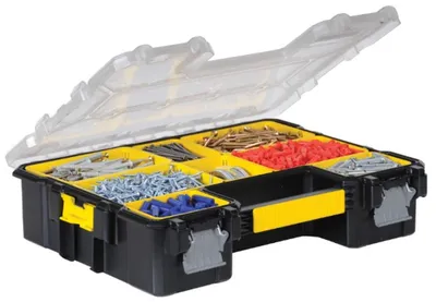 Organizer STANLEY FATMAX PRO hoch IP54 mit beweglichen Fächern 44,6x11,6x35,7 cm – Ansicht 4