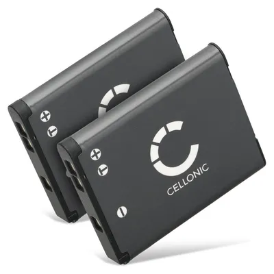 Image de CELLONIC 2x Batterie pour Appareil photo Compatible avec Nikon Coolpix S6900, Coolpix S3300, Coolpix S7000, EN-EL19 - (700mAh, 3.7V)