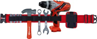 Produktbild von Werkzeuggürtel Kids mit Akkuschrauber, 4 Einsätzen und 3 Werkzeugen