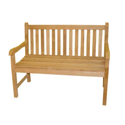 Produktbild von Teak Gartenbank Sitzbank Holzbank Teakbank Parkbank Wartebank 150cm