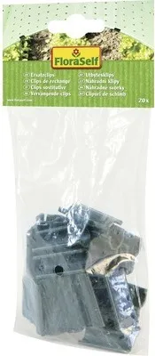 Produktbild von Ersatzclips FloraSelf für Flexi-Tunnelbogen-Set 20 Stk grün
