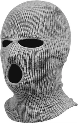 Produktbild von CHPN – Sturmhaube – Sturmhaube – Mütze – Gesichtskappe – Grau – Einheitsgröße – Elastisch – Motor-3-Loch-Gesichtsmaske – Sturmhaube – Universal
