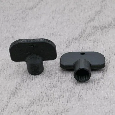 Produktbild von Bauersetzschlüssel - Außenschlüssel - Reparatur - 12,5 mm Innendurchmesser - Schwarz - Drahtschlüssel