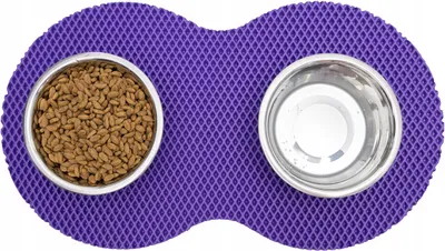 Produktbild von Max-Dywanik Napfunterlage Lila 41x74cm für Hunde & Katzen