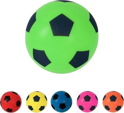 Productafbeelding van Famanu schuimvoetbal, geschikt voor binnen en buiten - speelplezier voor volwassenen en kinderen