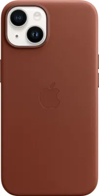Zdjęcie produktu dla Apple Leather Backcover MagSafe voor de Apple iPhone 14 - Umber