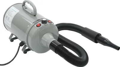 Obrázek produktu pro 2200W fén na vlasy pro domácí mazlíčky, nastavitelná teplota, více možností volby trysek, šedý