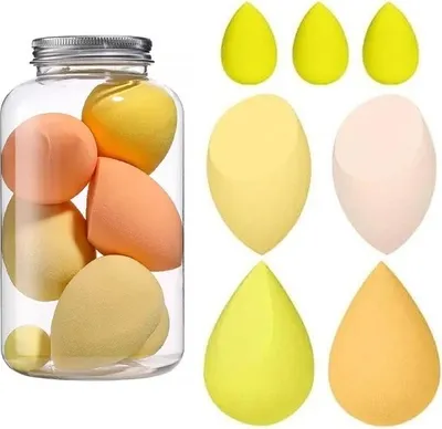 Produktbild von EA-30250 Gelbe Schminkschwämme für perfektes Make-up KP30250