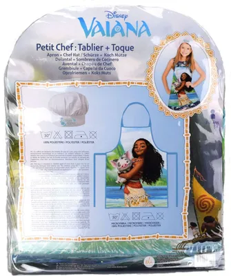 Produktbild von Kochschürze mit Kochmütze Disney Vaiana Kinder Kochset Backset