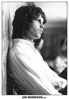 Image de Jim Morrison - 1968 - Affiche Poster - 59x84cm