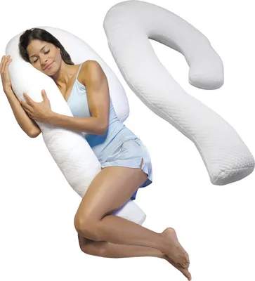 Produktbild von Dreamolino Swan – 2 Stk Seitenschläferkissen – Schwangerschaftskissen - Kissen