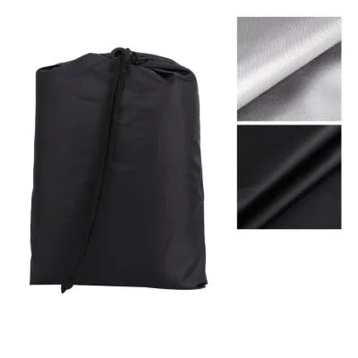 Image de Couverture de lit pliante noire portable, housse anti-poussière pour meubles pour l'intérieur et l'extérieur