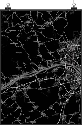 Produktbild von Mr. & Mrs. Panda Bild Eltville DIN A5 - Geschenk, Wandbild, Plakat, wanddeko, drucke, Deko, Stadt Dorf Karte Landkarte Map Stadtplan