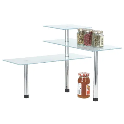 Produktbild von Axentia Universal-Glasregal Küchenregal Küchen-Eckregal Regal 115920