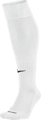 Zdjęcie produktu dla Nike Classic, Podkolanówki, Czarny, Biały, Dorosły, XS, Piłka nożna, Spandex, Nylon