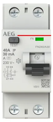 Immagine prodotto di BUSCH JAEGER RCD FN240/A30 2P tipo A 40A 30mA (2CSF702156R1400)