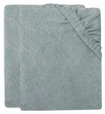 Produktbild von Wickelauflagenbezug Frottee 50x70cm - Sea Green - 2 Stück