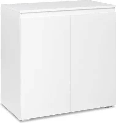 Produktbild von Kommode >Ravenna< in Weiß Matt - 80x80x40cm (BxHxT)