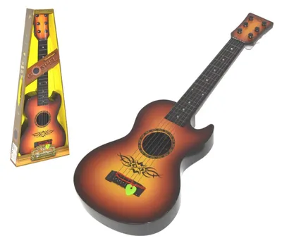 Immagine prodotto di Chitarra con plettro, 59 cm, in plastica, in confezione da 23x59x7 cm