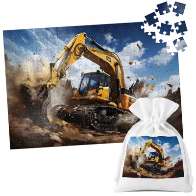 Image de Puzzle Tradycyjne - Maszyny Budowlane - 252El