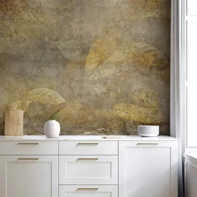 Produktbild von Vlies Fototapete - Stone Nature 200x140 cm Blätter b-C-0892-a-a