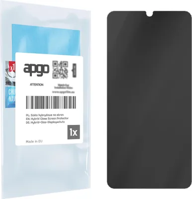 Produktbild von apgo Displayschutzglas Anti-Spähen Schutzglas für Cubot Note 20 Pro - Blickschutzglas Bildschirmschutz, 7H Hybrid Schutzglas mit Keramikbeschichtung [Matt, Full Glue, Anti-Spy]