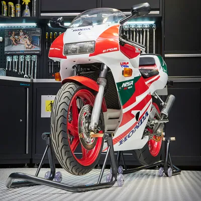 Produktbild von Motorrad Montageständer "Xtreme" konischer Adapter - Vorderrad