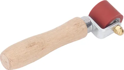 Image de Rouleau à joint, résistant à la chaleur jusqu'à 260 °C, largeur 28 mm, diamètre 32 mm, rouleau à papier peint ergonomique pour le soudage de panneaux en PVC