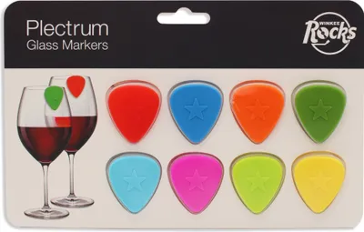 Produktbild von Winkee Rocks - Plektrum Glasmarker 8er Set