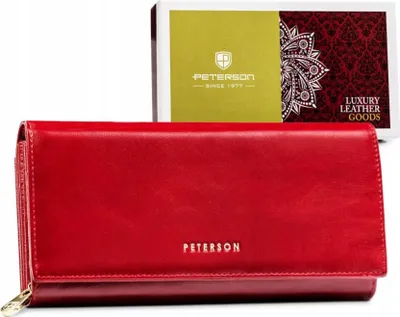 Produktbild von Peterson | Klassische Brieftasche aus Naturleder für Frauen
