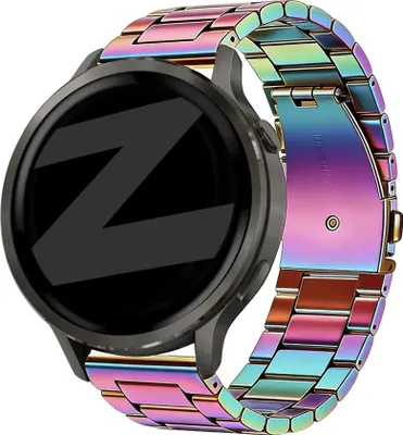 Produktbild von Bandz Silikonarmband „Premium“, geeignet für Garmin Vivoactive 4 / Garmin Venu 4 – 45 mm / Garmin Venu 3 / Garmin Venu 2 – Schwarz