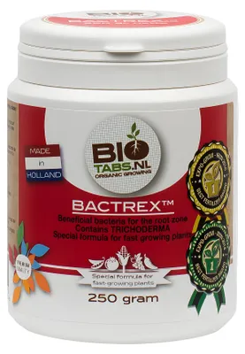 Produktbild von Bactrex Bodenverbesserer 250g wasserlösliches Pulver für Wurzelwachstum in Erde & Kokos