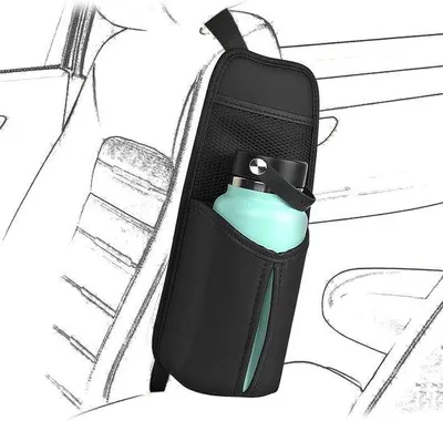 Produktbild von Famanu Auto Organizer für Wasserflaschen - Schwarz