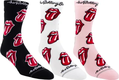 Produktbild von Socken The Rolling Stones Fanartikel Classic Tongues Strümpfe in 37-41 (3 Paare)