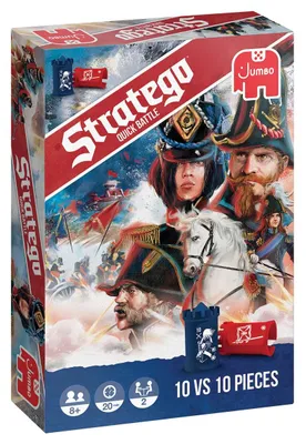 Produktbild von Stratego Quick Battle NEU, Brettspiel, Strategie, 8 Jahr(e), 20 min, 20 min, Familienspiel