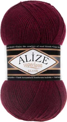 Produktbild von Alize Superlana Klasik 100g Strickgarn Strickwolle 25% Wolle, Farbwahl
