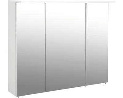 Obrázok produktu pre Zrkadlová skrinka s osvetlením Möbelpartner Profil 90 x 16 x 72,3 cm biela