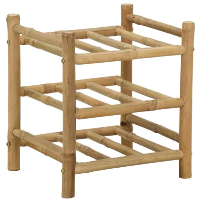 Image de Étagère à vin Naturel 32,5 x 29,5 x 36 cm Bambou